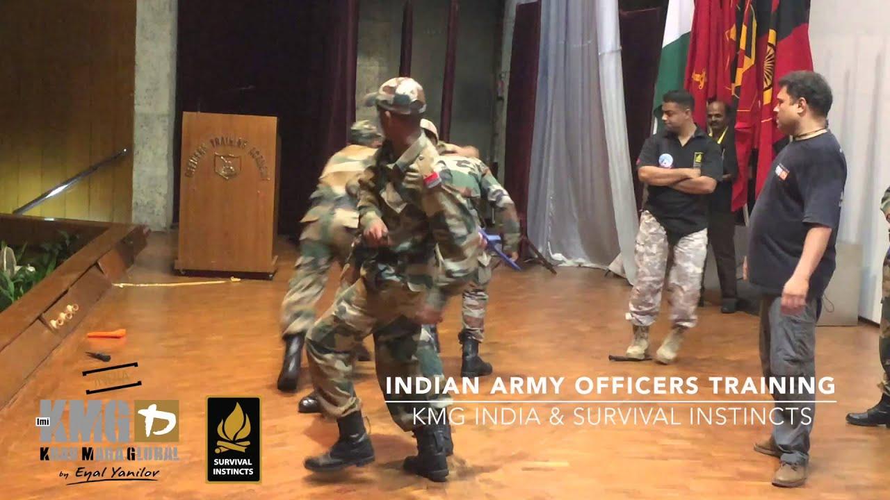 Krav Maga Global KMG, in association with Survival Instincts Company, has created a Combat Training Video for the Indian Army. This video is designed to provide soldiers with essential self defence techniques and strategies that will help them survive on the battlefield. It also covers topics such as situational awareness and combat psychology which are important aspects of military training. The length of this tutorial video is kept short due to its sensitive nature but still provides comprehensive coverage about combat tactics applicable for any situation an army personnel may encounter during active duty service abroad or at home front operations.