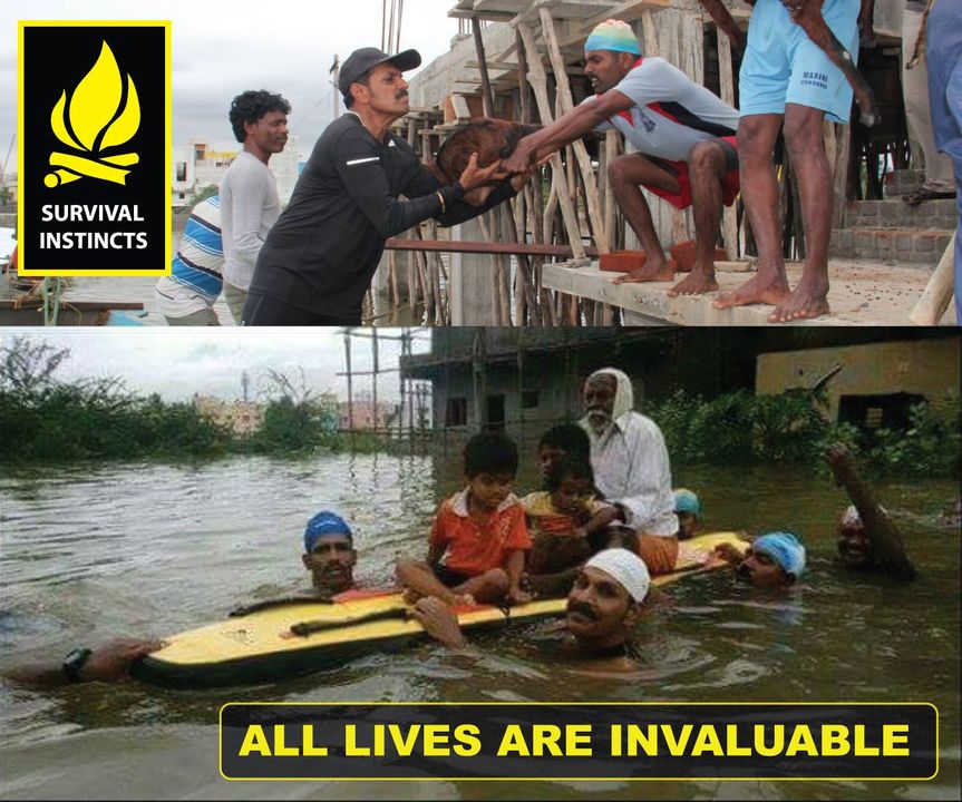 Chief Dr Sylendra Babu IPS Demonstrates Heroism During Chennai Floods with the Coastal Security Group Marine Police's 'No Lives Left Behind' Initiative .