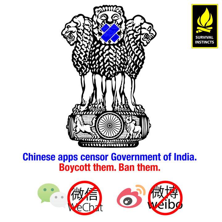 Chinese Apps Weibo and WeChat Censor Indian Government Posts Delete Prime Minister Messages Share Ban Request