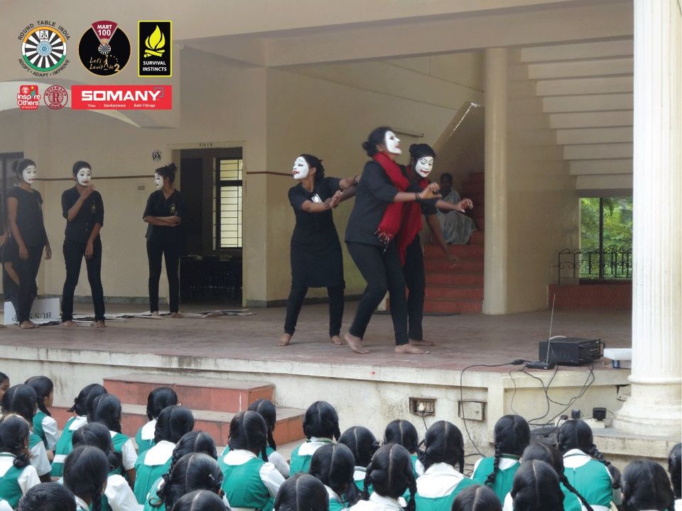 Attend Our Rally to Support Women's Safety in Public Transportation: Eleventh Mime Series at Vidyodaya Girls Higher Secondary School!