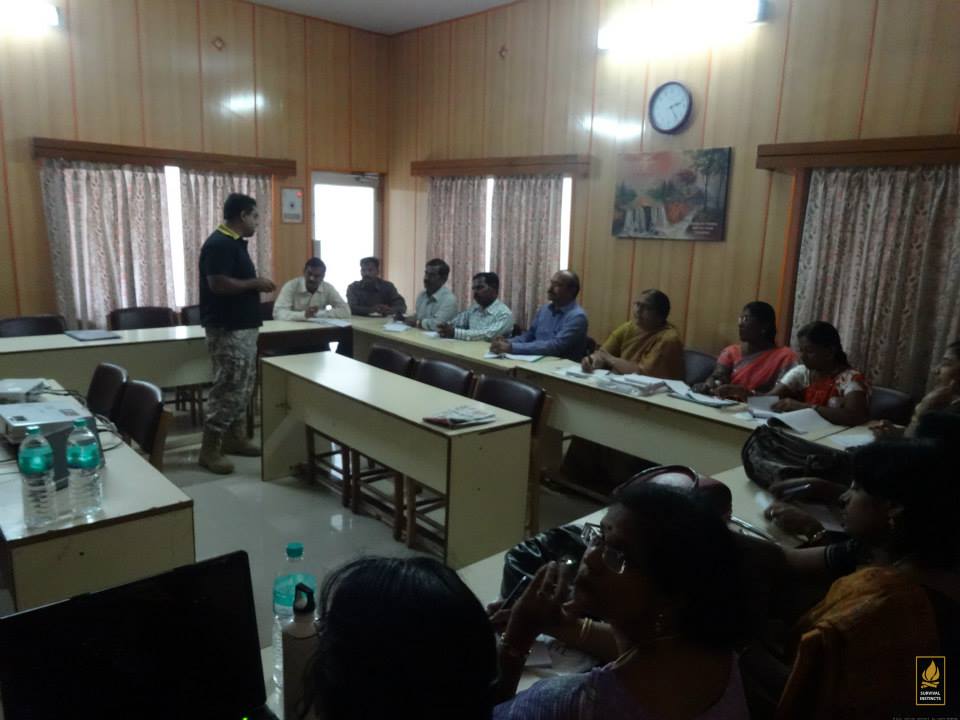 State Council of Educational Research and Training in Chennai Receives Basic Disaster Management Training.