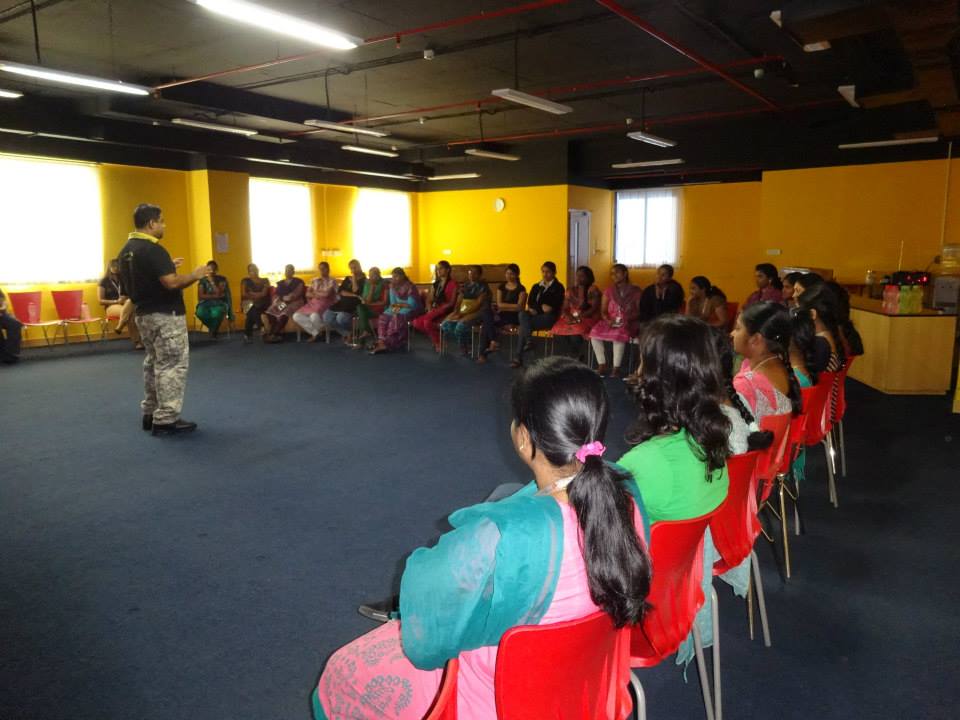 Learn Self Defense Skills at Leading KPO in Chennai .