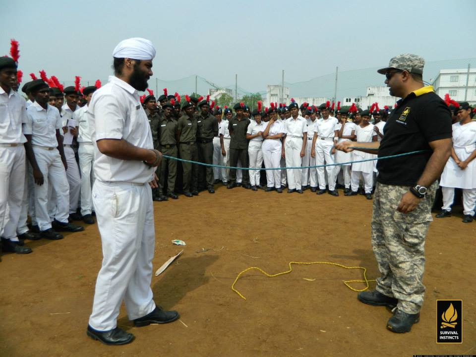 Survival Skills Training to be Conducted at Tamil Nadu National Cadet Corps Naval Technical Unit's Annual Camp.