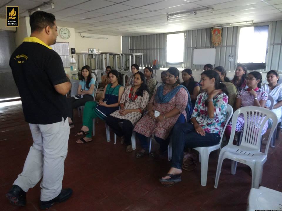 Women of Multinational IT Software Services Company in Chennai Receive Safety and Self Defense Training.