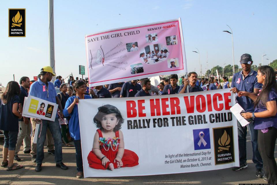 We Thank All Our Supporters for Attending the Survival Instincts Save the Girl Child March and Rally 2013