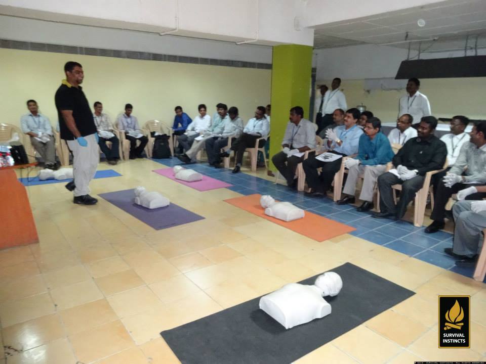 Completing the Final Session: A Successful Basic First Aid and Emergency Medical Response Training at a Large American Publishing Company in Chennai .