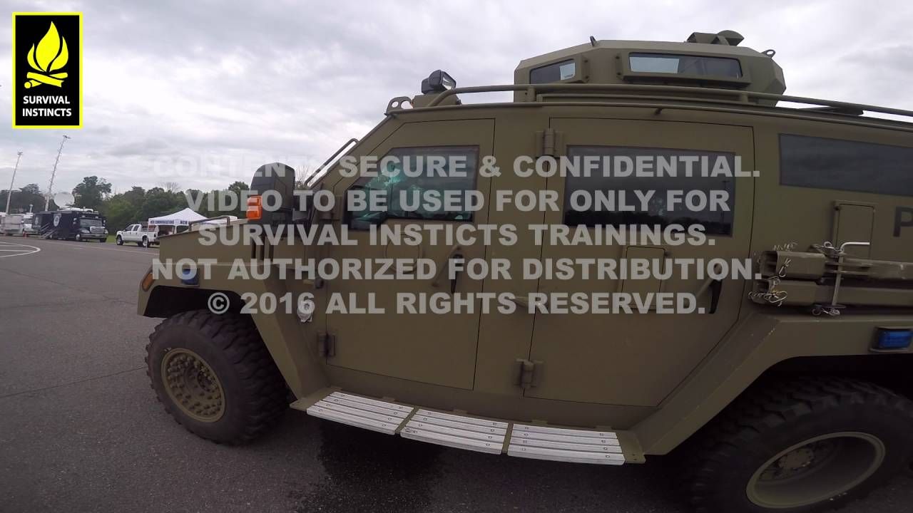 Evaluation of Law Enforcement's Lenco BearCat Armored Assault Truck by Survival Instincts Founder Anoop Madhavan